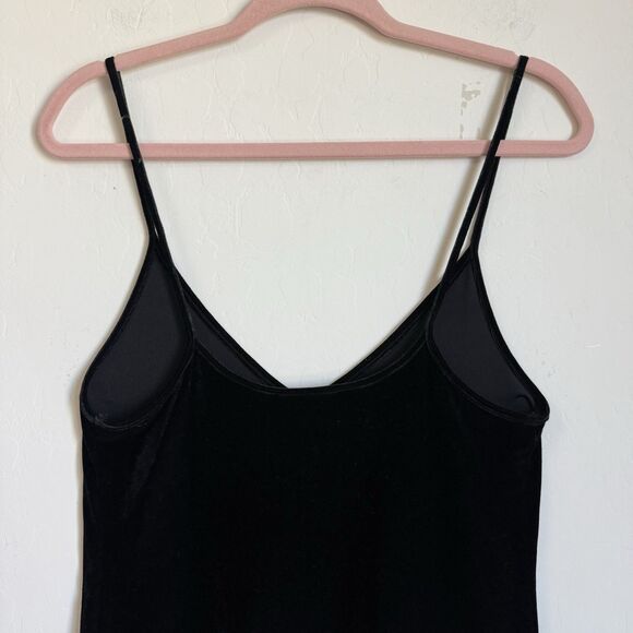 Brandy Melville Womens Whimsy Goth Velvet Sleeveless Mini Dress Black Fall Witch - Picture 10 of 14